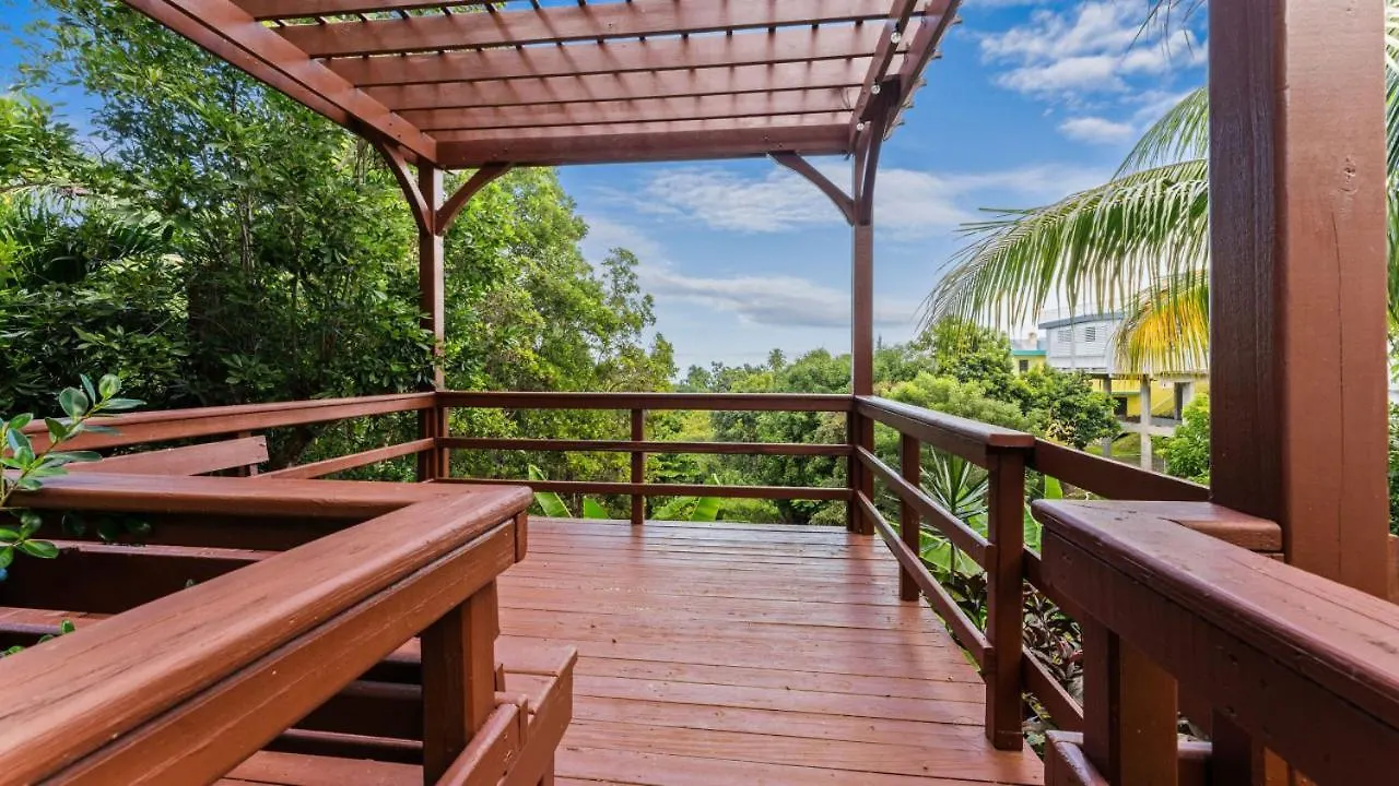 Casita 1 At Ceiba Tree Inn. Tranquility With Garden Views And Pergola With Ocean Overlook Rincon